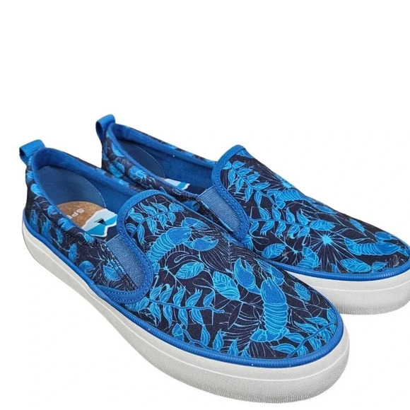 Sperry Top-Sider Crest TG Resort Womans Slip On Sneaker‎ Size 9 New Blue Lobster - Picture 1 of 7